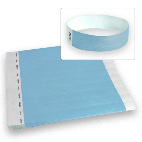 3/4" Paper Wristbands (Choose you Colors) 100ct, 500ct or 1000ct