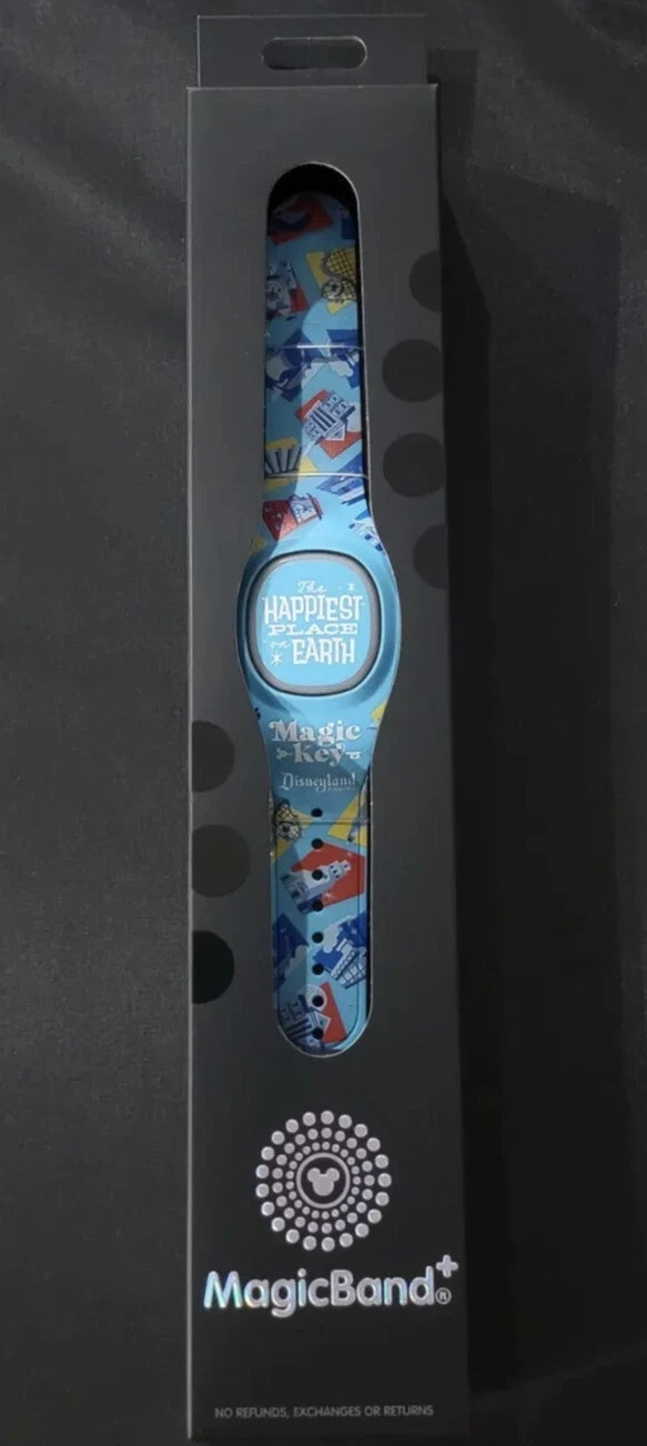 DISNEY DISNEYLAND MAGICBAND + HAPPIEST PLACE ON EARTH NEW IN BOX FREE SHIPPING