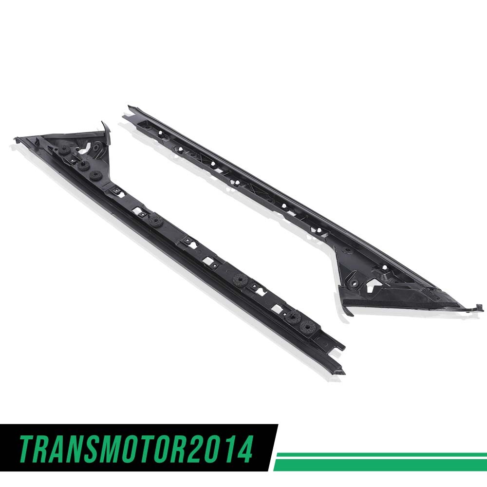 4Pc Fit For 11-19 Ford Explorer Left Right Side Windshield A-Pillar Molding Trim