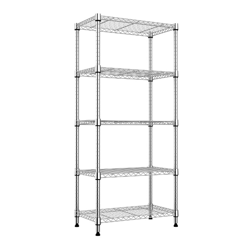 Storage Shelving Steel Heavy Duty Multi-Tier Utility Shelving Unit Steel Rack
