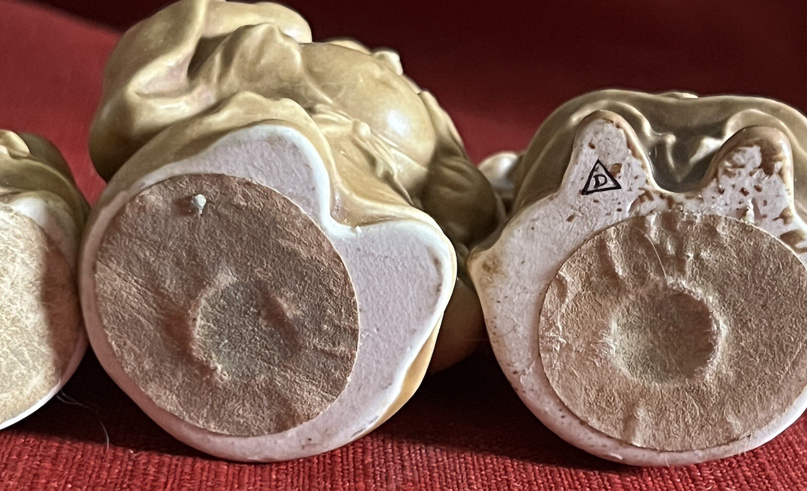 Vintage Japanese Porcelain Figurines Hotei, Ebisu, Samurai Warrior, Fukurokuju