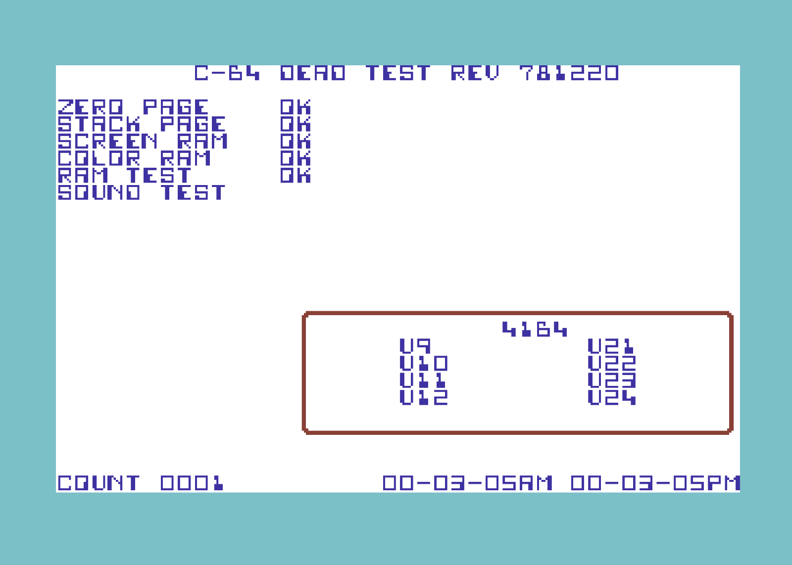 Commodore 64 / 128 6 in 1 Dead Test, Diagnostic and 1541 Tools - Versa64Cart USA