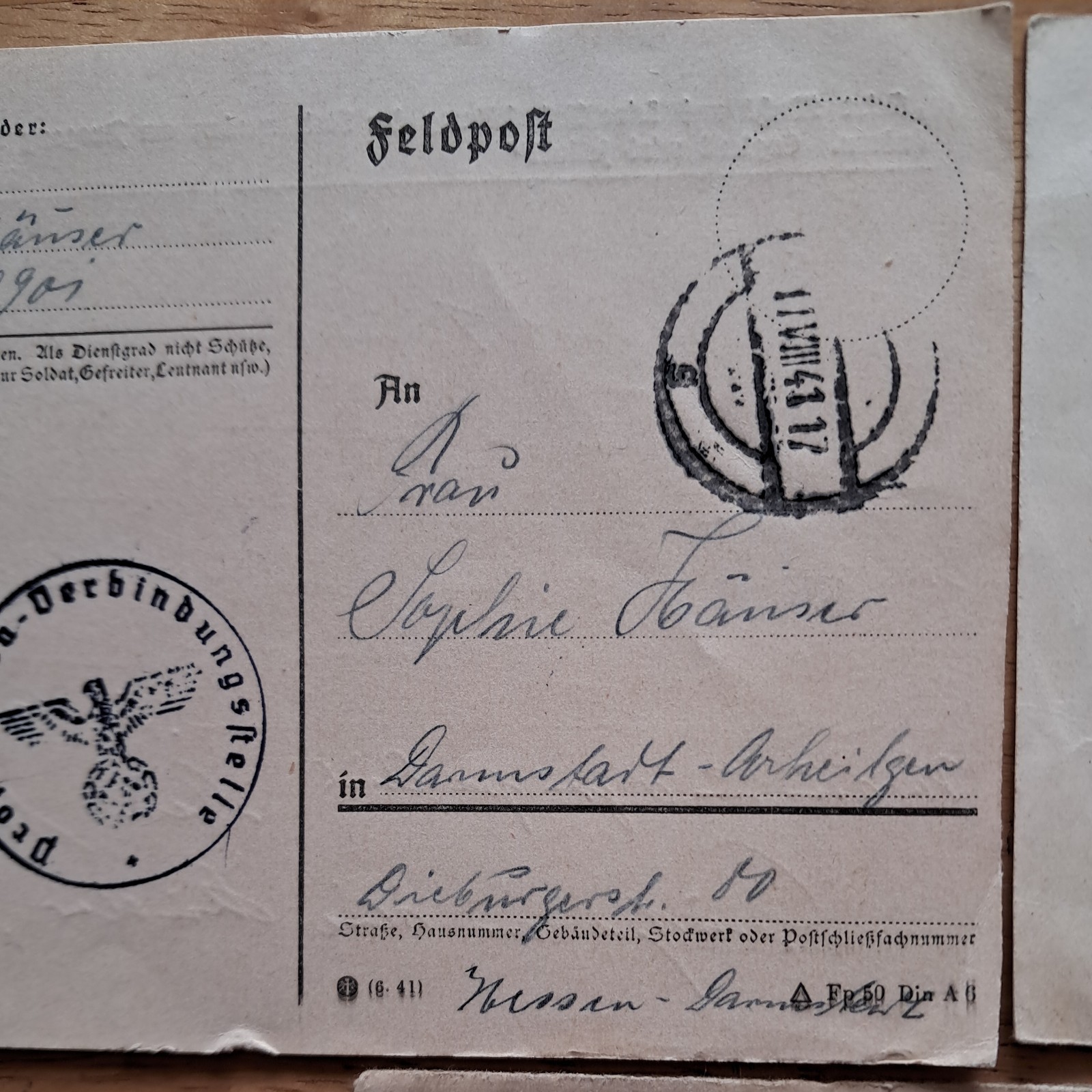 MILITARY MAIL 3 x GERMAN GERMANY FELDPOST COVERS ,
