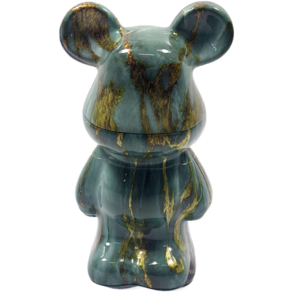 5.5" H 4 PC Cute Chubby Fluid Bear Tobacco Herb Spice Grinder Smoke Crusher