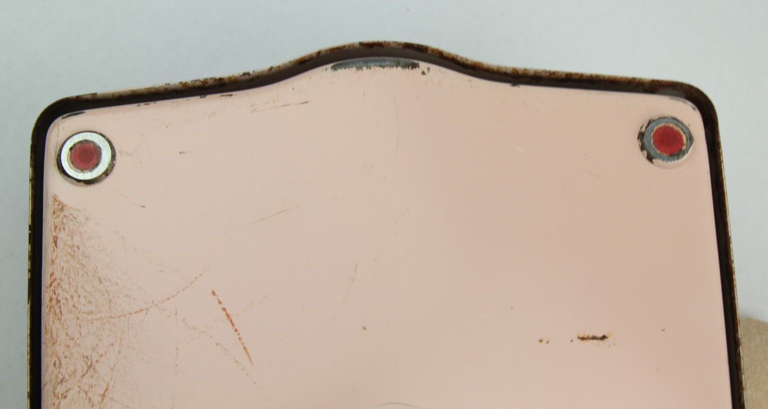 VINTAGE MID CENTURY MODERN DETECTO BATHROOM SCALE PINK MCM HOME DECOR ATOMIC