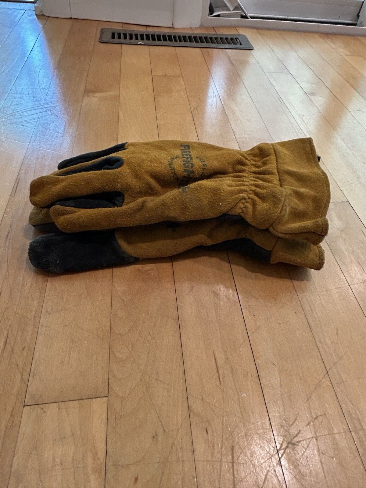 FireFighter + Brand The Glove Corp. Manufactured Firefighter Gloves Size XL-NICE