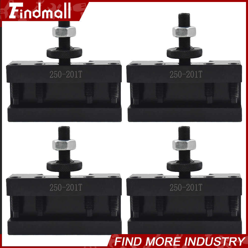 4Pcs BXA 250-201 T Oversize 3/4" Turning Quick Change Tool Post Holder Lathe