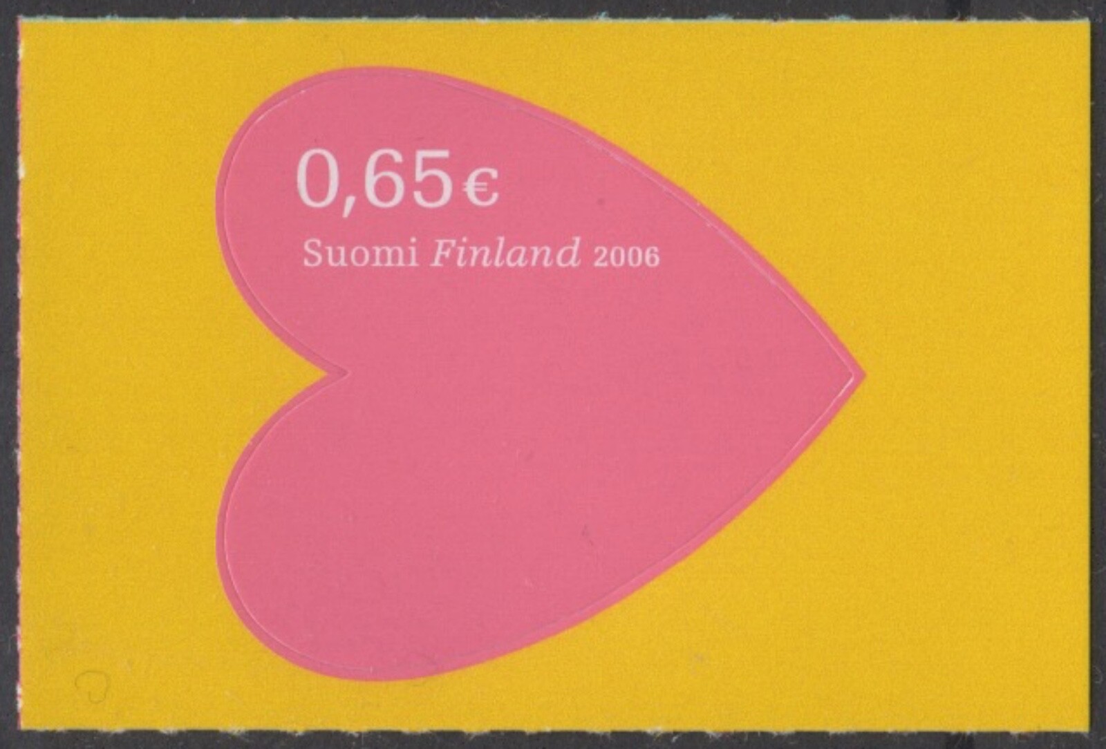 FINLAND Sc. 1248 0,65€ Heart 2006 MNH