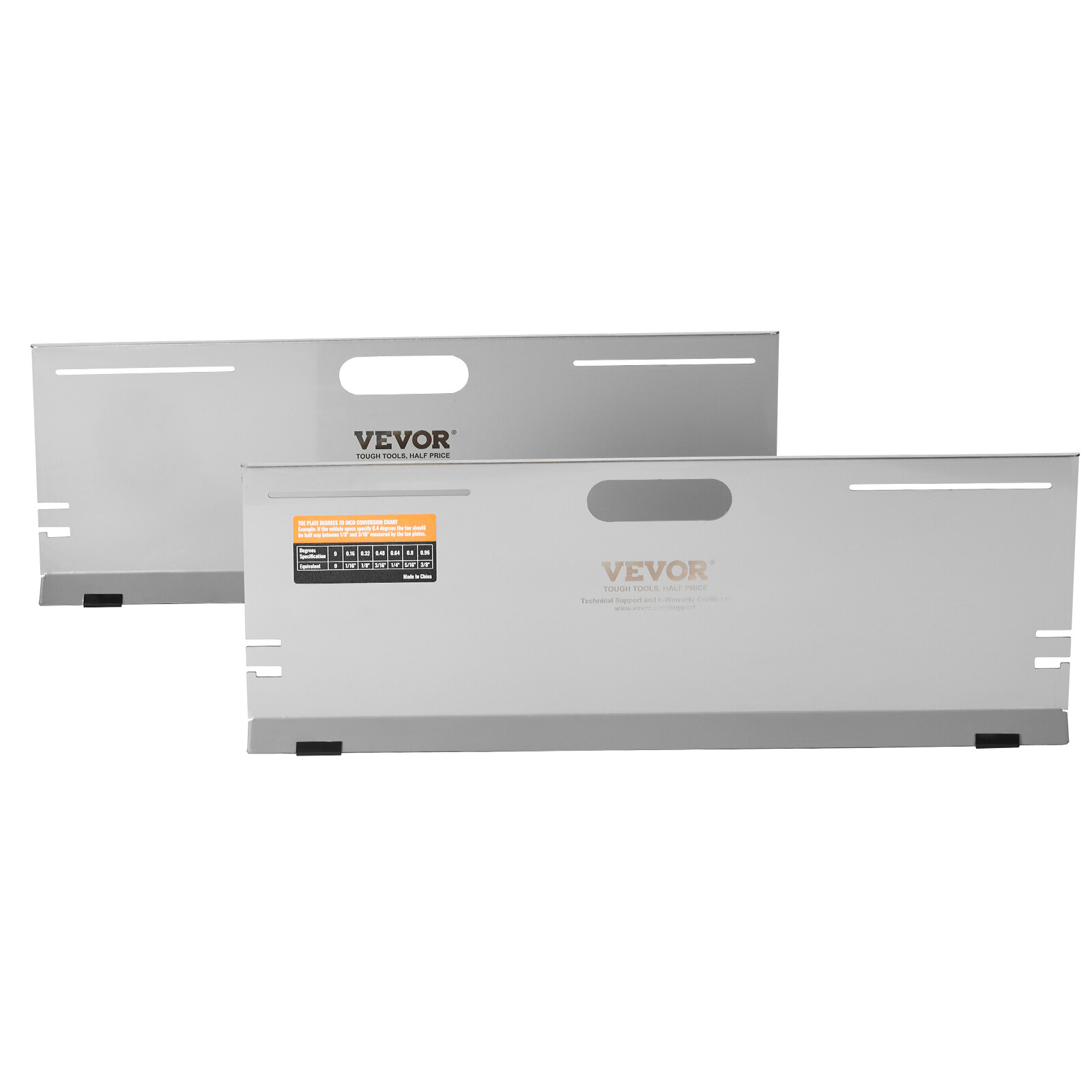 VEVOR Wheel Alignment Tool Toe Plates 4 Probes 2 Tape Measures Camber Caster Toe