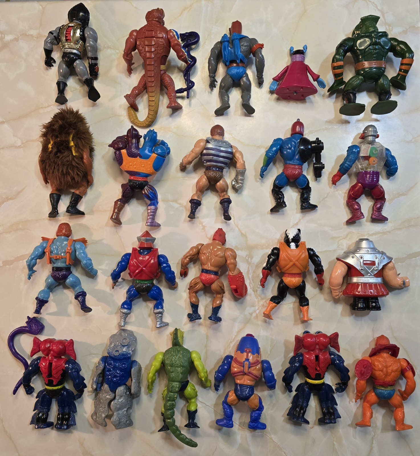 Lot Of 21 MOTU Action Figures w/ Some Accessories Original Vintage He-Man