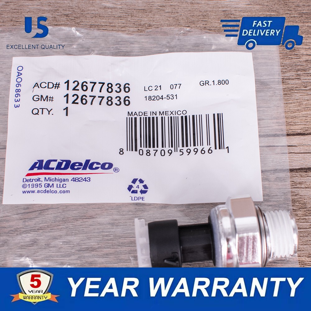OEM Oil Pressure Sensor 12677836for Chevrolet Express Buick G/M Cadillac Hummer