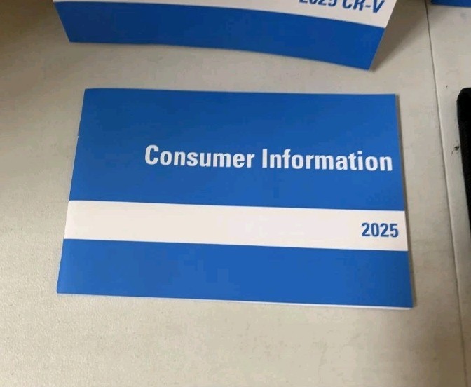 2025 HONDA CR-V OWNERS MANUAL SET OEM WITH CASE FREE SHIPPING