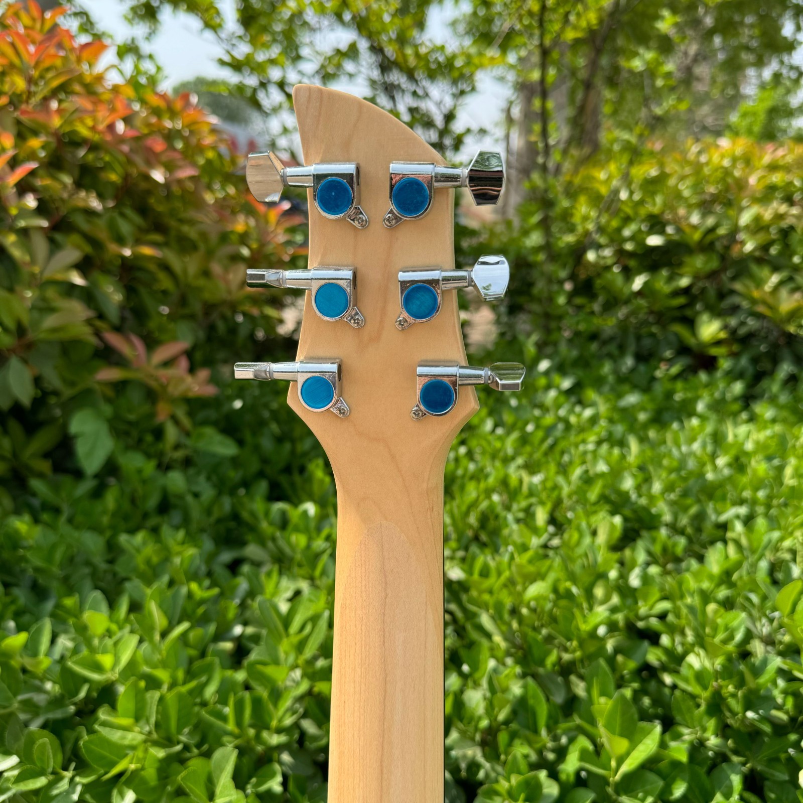 Custom Clear Lucite Electric Guitar-Armstrong DAN Rosewood AccentsRosewood Panel