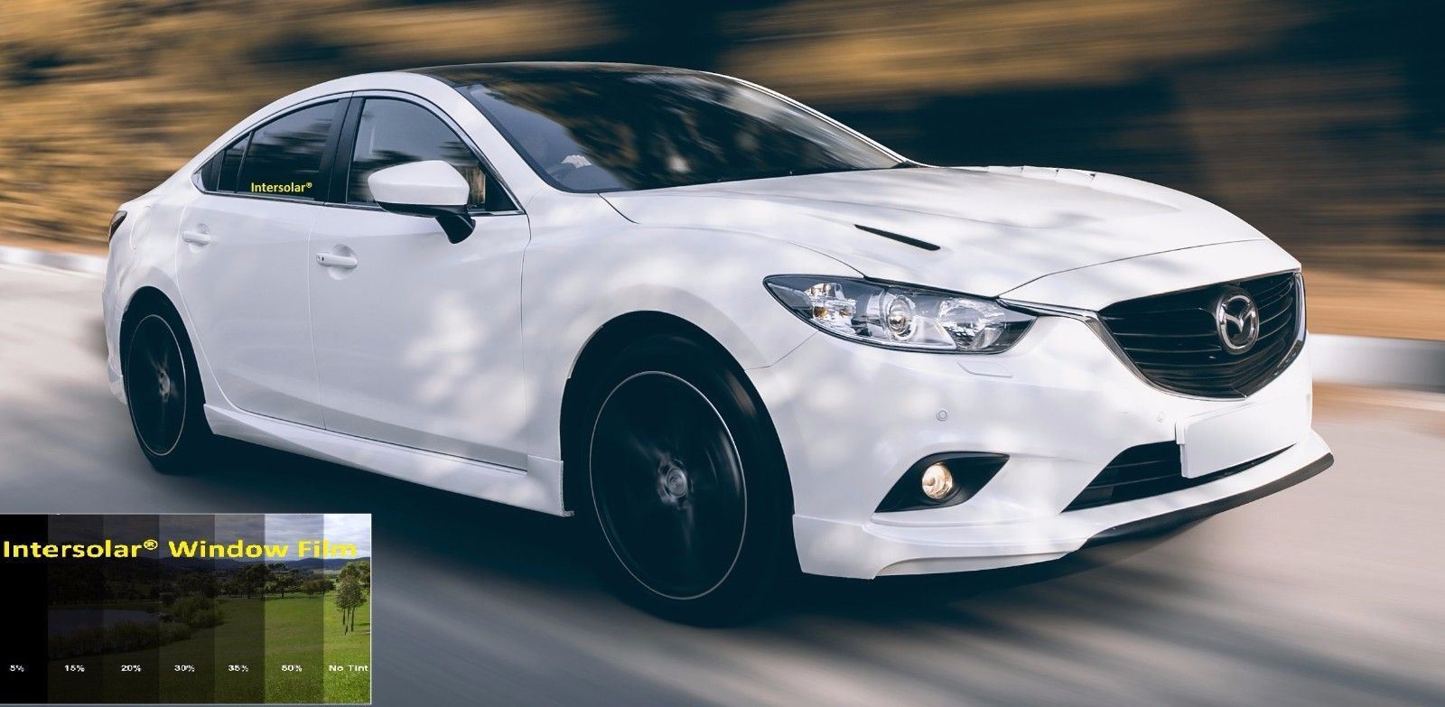 Uncut Roll Window Tint Film 2 ply Car Home Residential Commercial Intersolar®