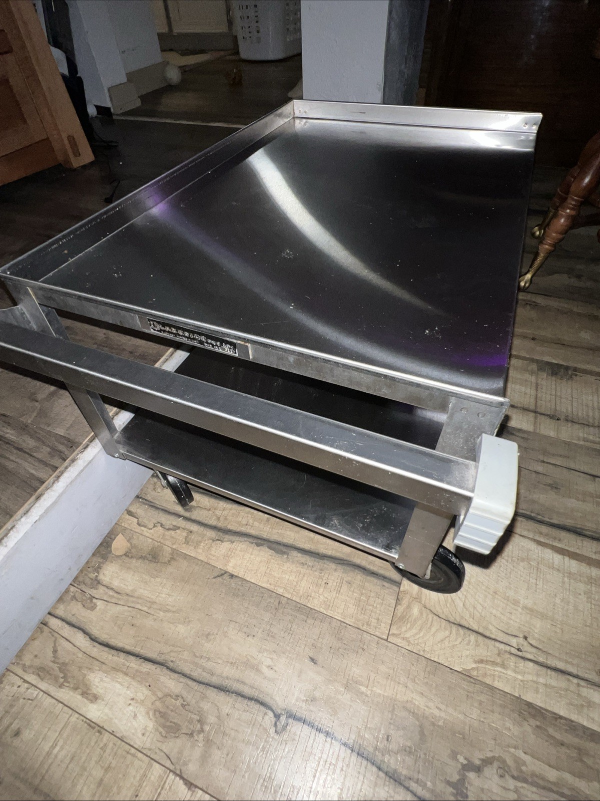 LAKESIDE #311 Utility Restaurant Cart, Stainless Steel, 27”x16”x16”