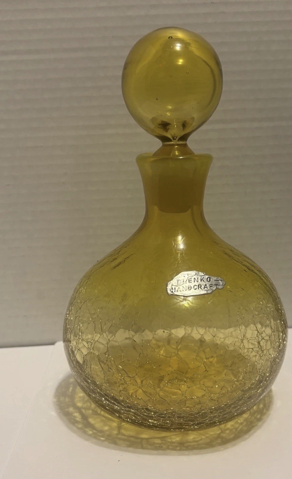 blenko decanter Yellow