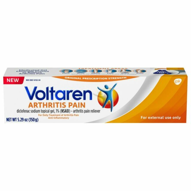 Voltaren Diclofenac Sodium Topical Arthritis Pain Relief Gel Tube - 5.3 oz