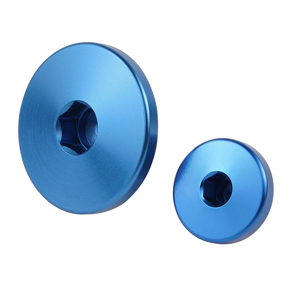 CNC Crankcase Engine Plugs For Yamaha YFZ450 2004 2005-2009 YFZ 450 2012-2013