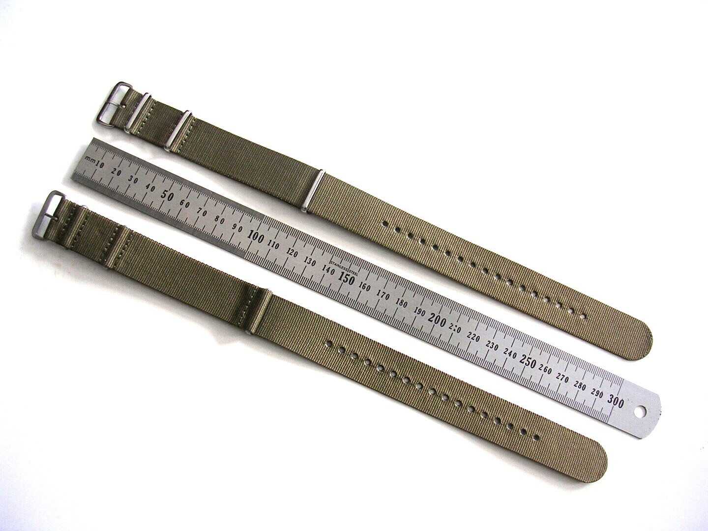 NATO ® watch strap band G10 nylon Military Diver RAF stitched bonded IW SUISSE