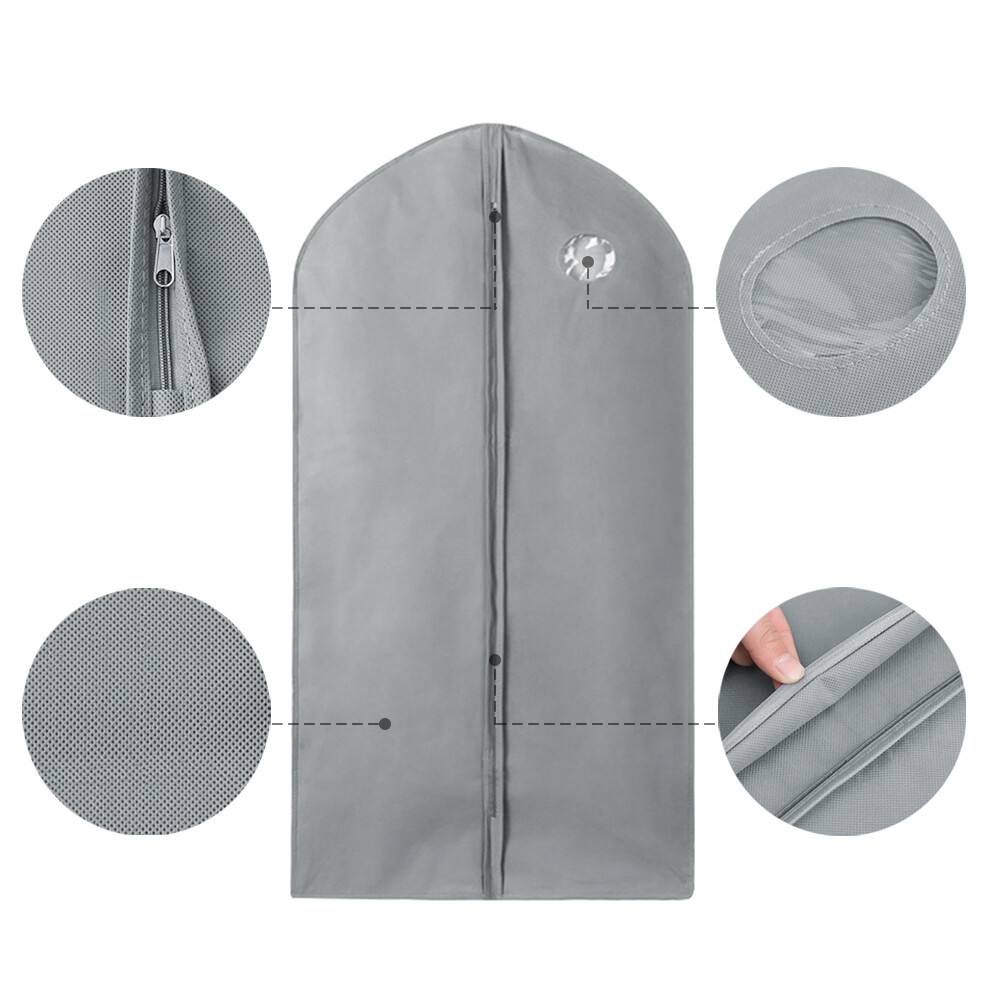 10x Garment Bag Suit Storage Cover Travel Dustproof Protector