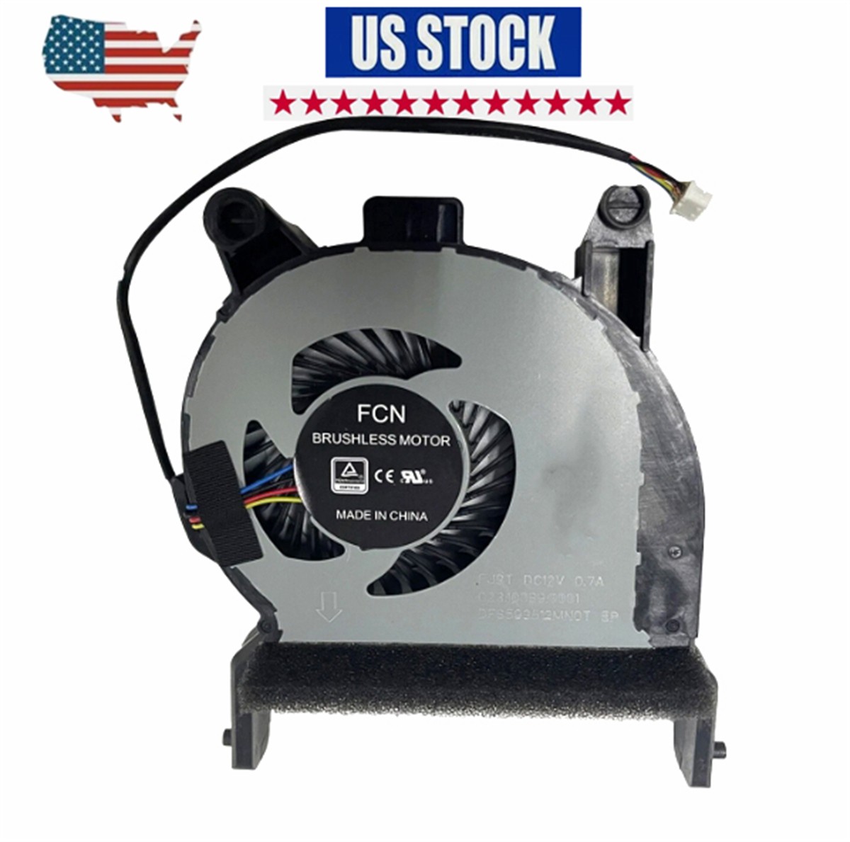 914266-001 HP EliteDesk ProDesk 400 600 800 G3 G4 Mini CPU Heatsink Cooling Fan