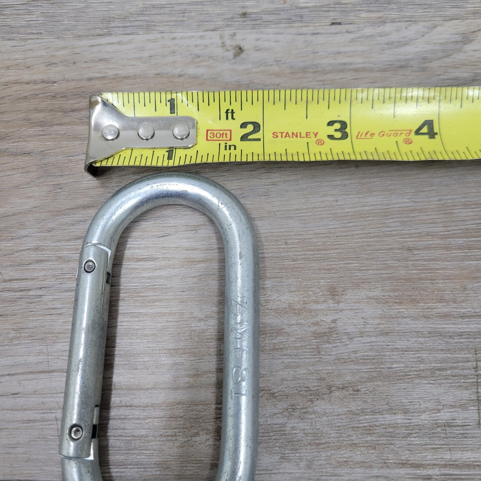 Vintage Original US Military Carabiners AMF81 NOS Snap-link 2x4" USGI Oval
