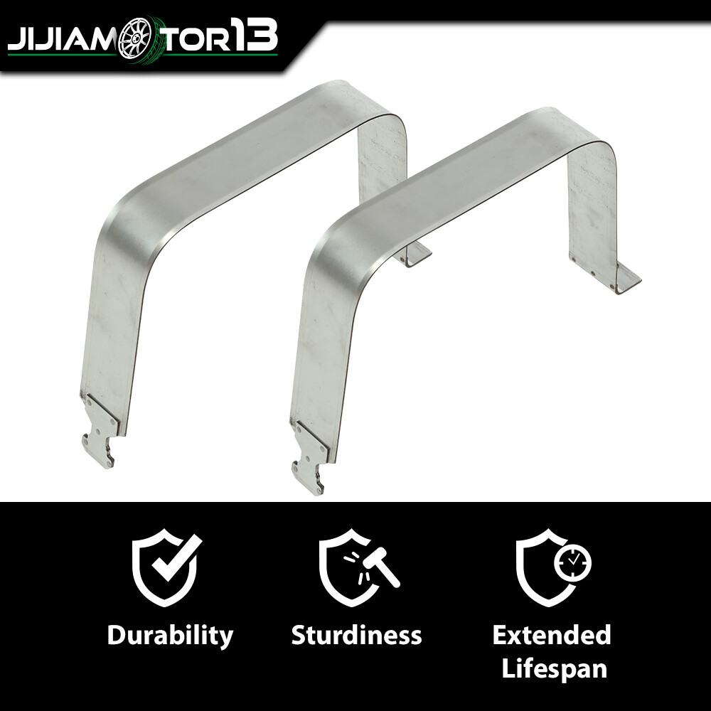 Pair Fuel Tank Straps Fit For Chevy Silverado GMC Sierra 1500 2500 3500 99-19