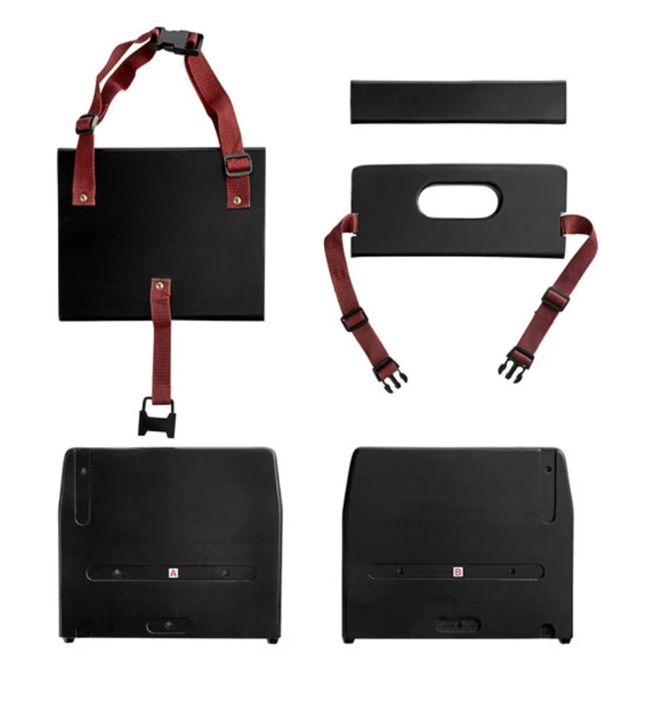 Restaurant Children Wooden Booster Seat in Black Finish - For Commercial Use