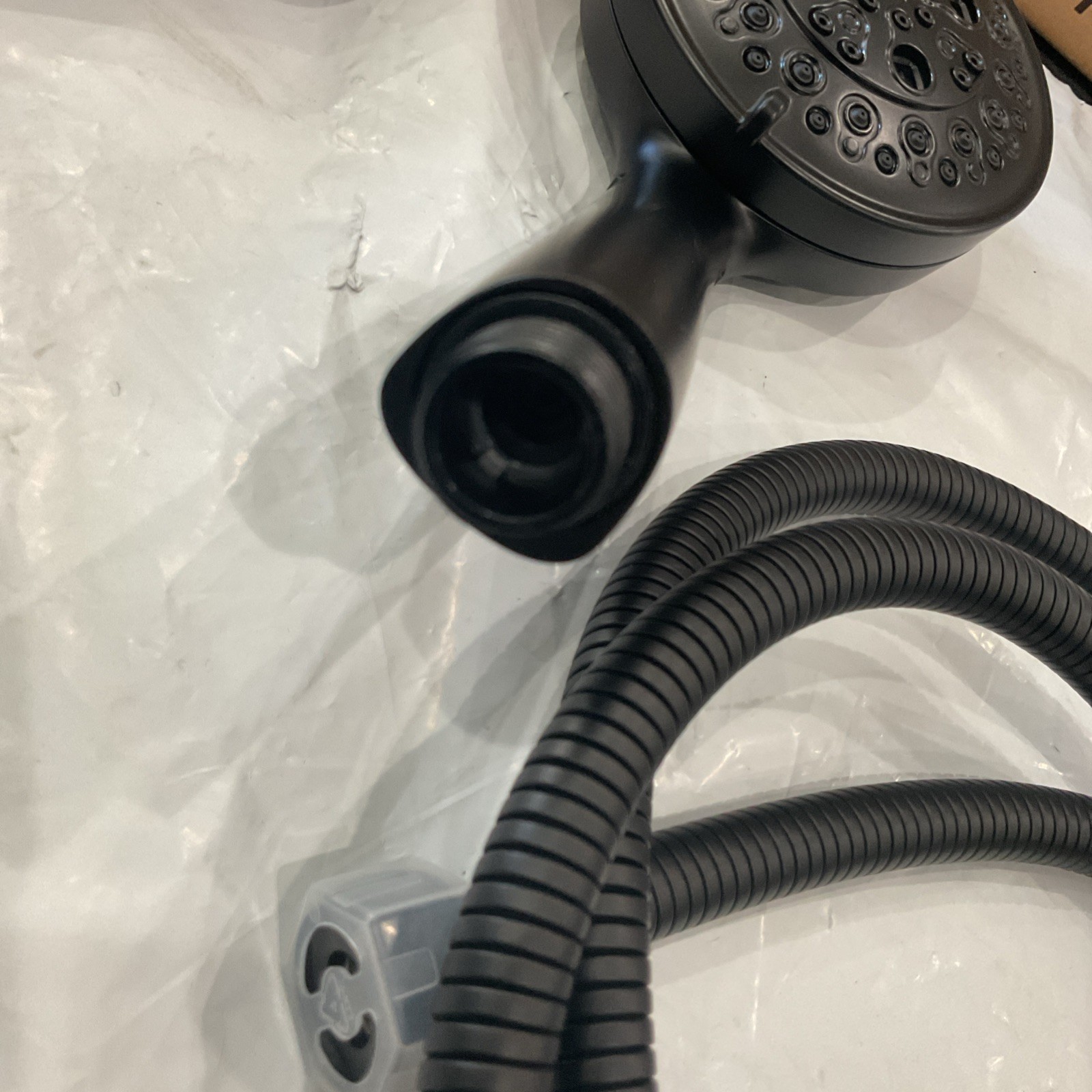 Delta HydroRain 2-in-1 Showerhead 5-Setting in H2O Matte Black 58680-BL25