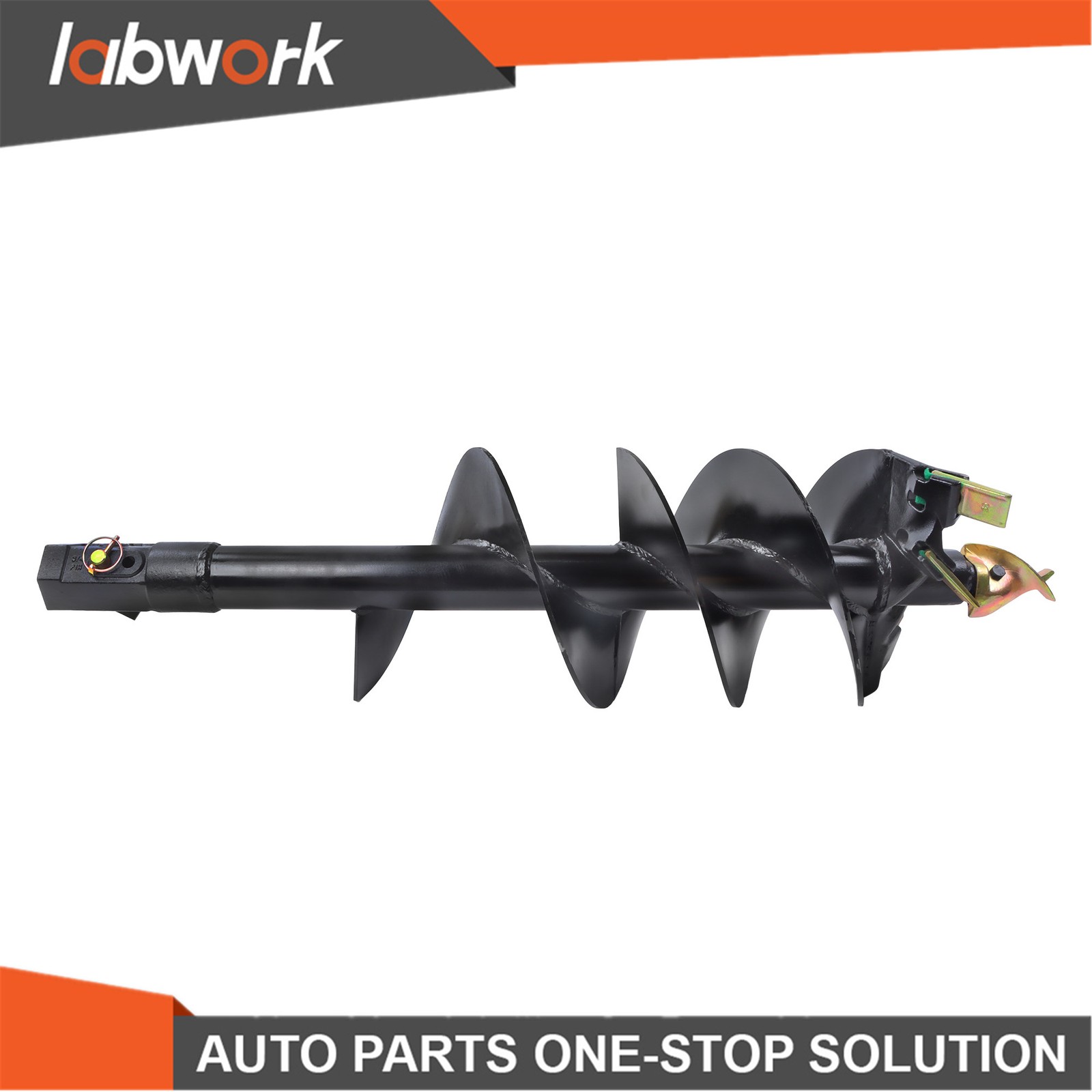 Labwork 12" x 48" Digger Auger Bit Attachment, 2" Hex Compatible