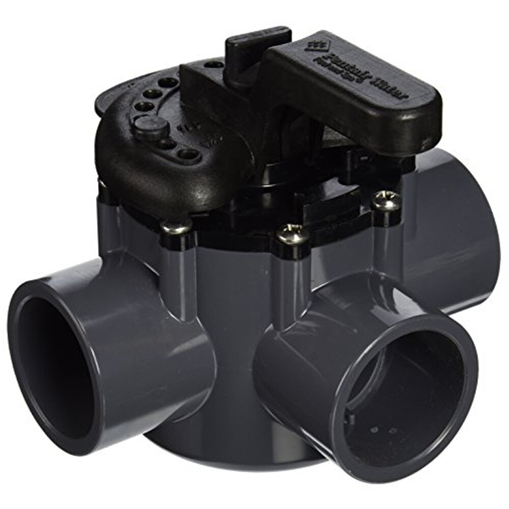 Pentair 3-Way 3 Port PVC Diverter Valve 1.5" - 2" Plumbing Pool and Spa 263037