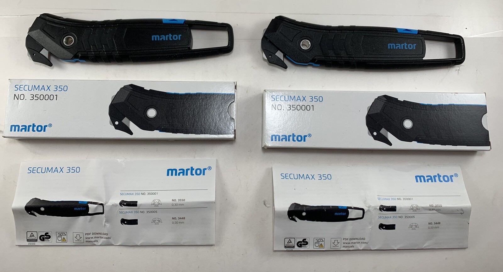 MARTOR SECUMAX 350 350001 COMPACT SAFETY KNIFE/ BOX/ STRAP CUTTER TOOL