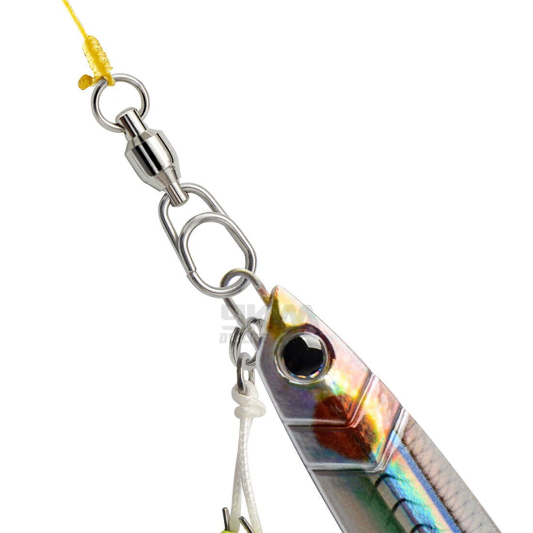 Ball Bearing Fishing Swivel Fast Snap Split Ring 33-220lb Quick Clip Connector