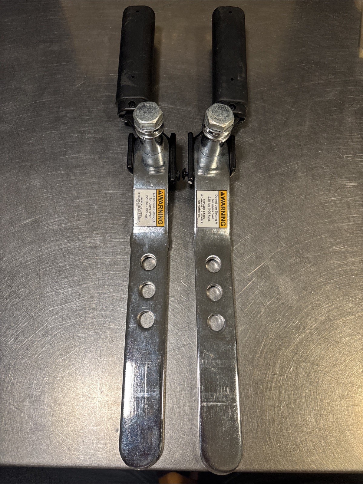 Teeter Hang Ups Inversion Table Replacement 3 Hole Hinges with Handles