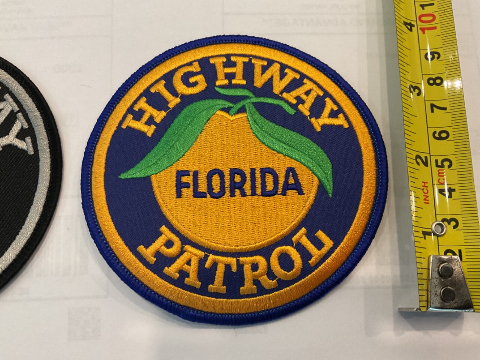 Florida Highway Patrol collectable Patch Set 2 pieces New