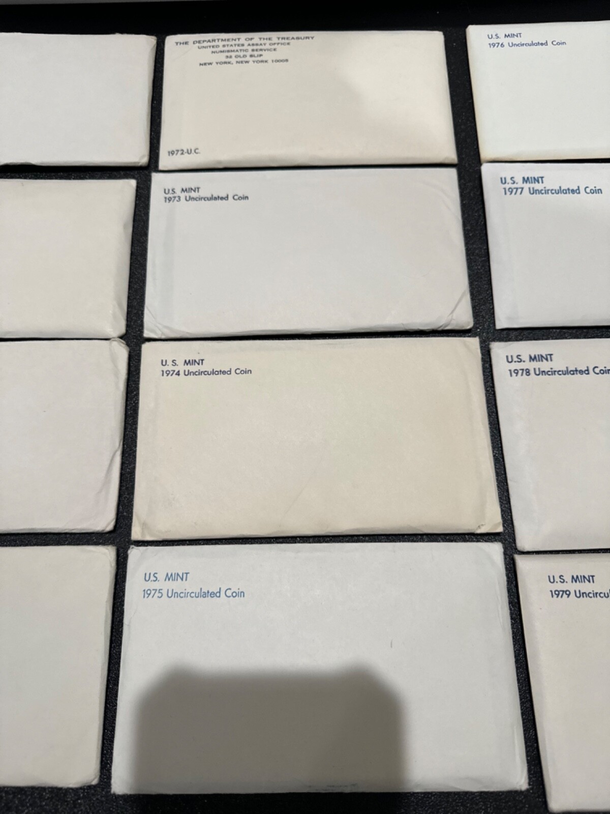 Lot of (14) 1968-1981 US Mint P&D Sets, in ALL OGP, NO WRITING, ALL BU/MS!!