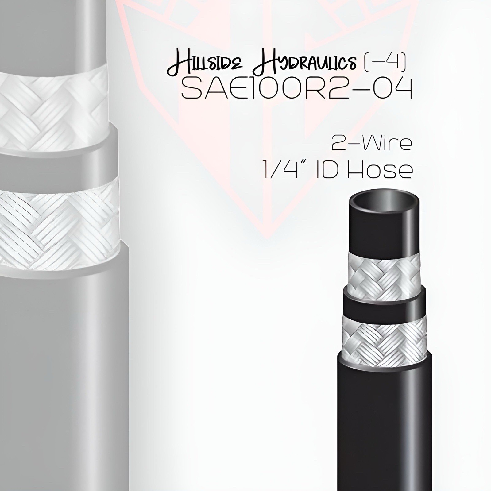 1/4” Hydraulic Hose Assembly with 3/8 FEMALE JIC37° Ends, #6 JIC 37° (6,000psi)