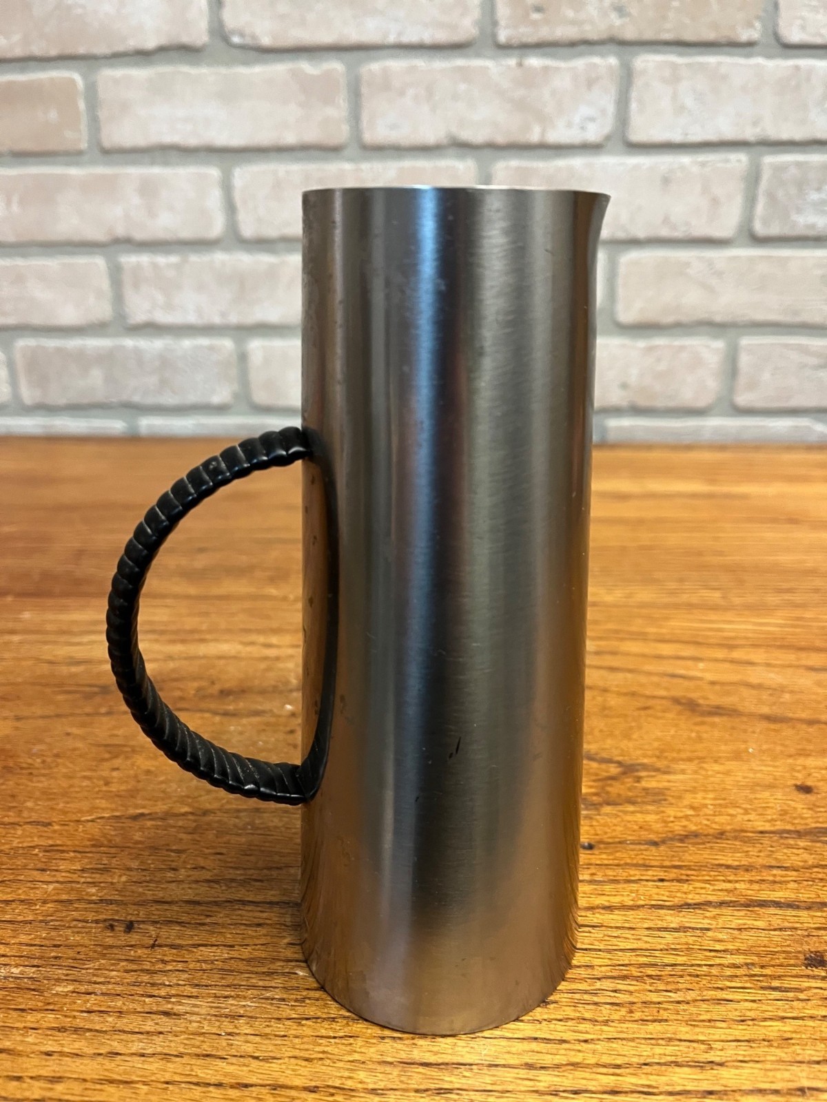 Vintage 1960s MCM Swedish Nils Nisbel Gabis Stainless Steel Pitcher Cocktail