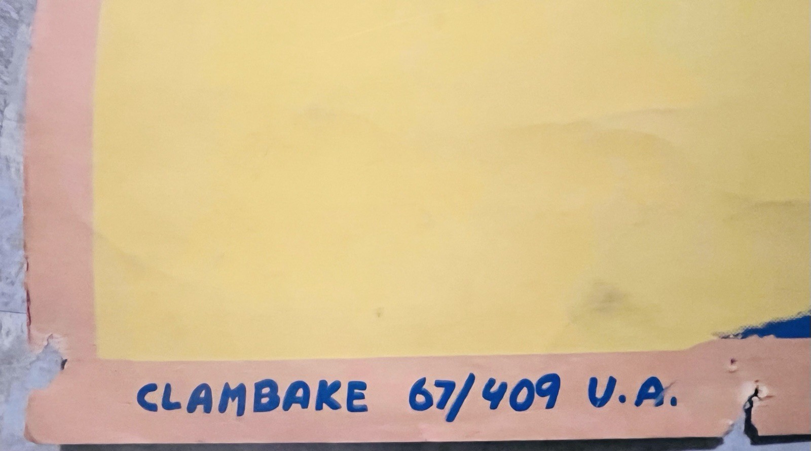 1967 Clambake One Of A Kind 83x24 UA Promotional Ad Poster Elvis Presley