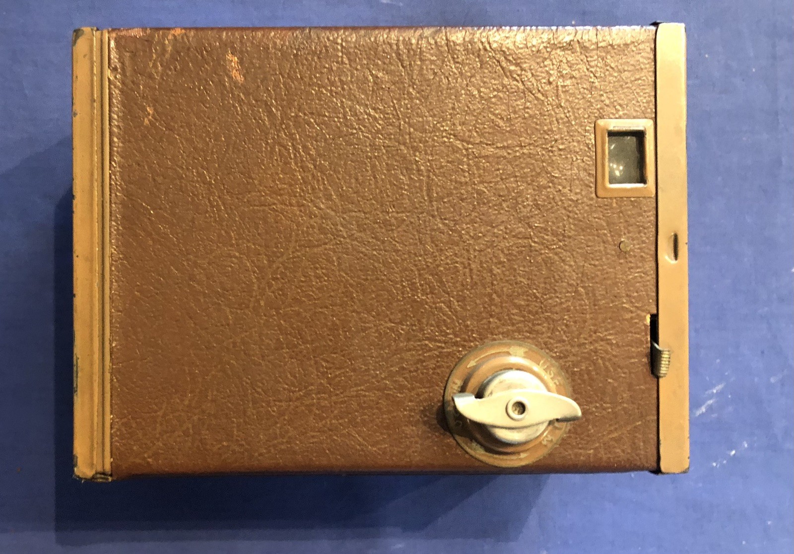 Vtg Antique Eastman Kodak Brownie No. 2 Model F Box Brown Camera Untested