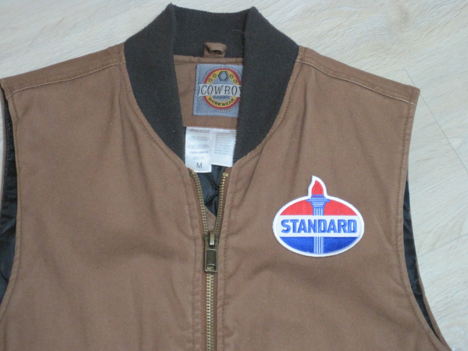 STANDARD OIL UNIFORM CLOTH PATCH IRON ON / SEW ON 3 INCH CREST SIZE LOOK & BUY