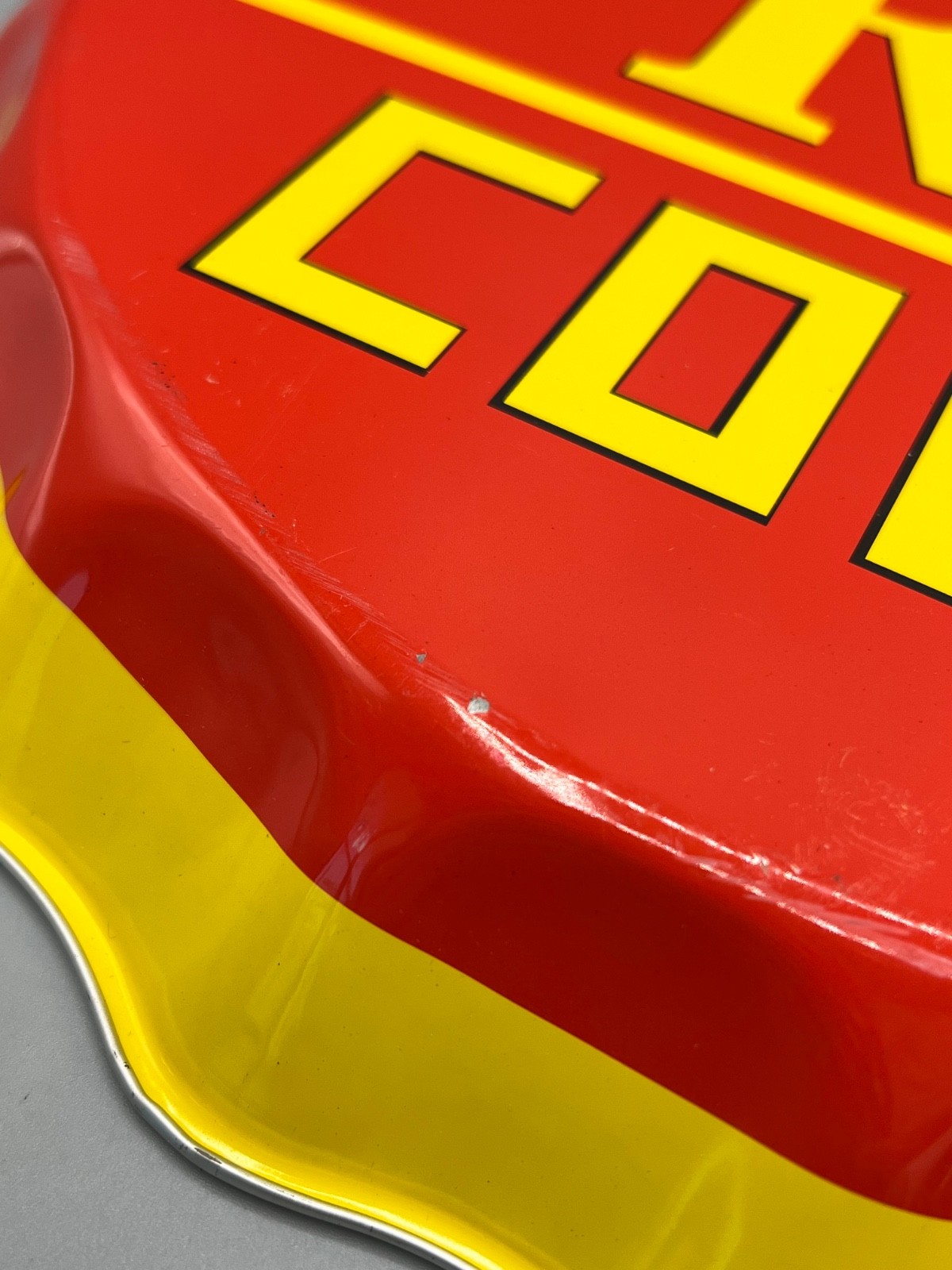 Vintage RC Cola MoonPie Metal Advertising Tray 12” Retro Soda Sign