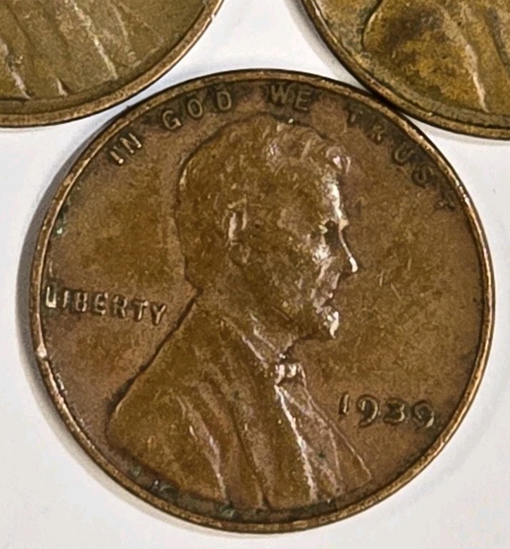 13230394208 SET OF 8 WHEAT PENNIES LINCOLN CENT COINS 1930-1939 PLAIN 86+ YZ OLD