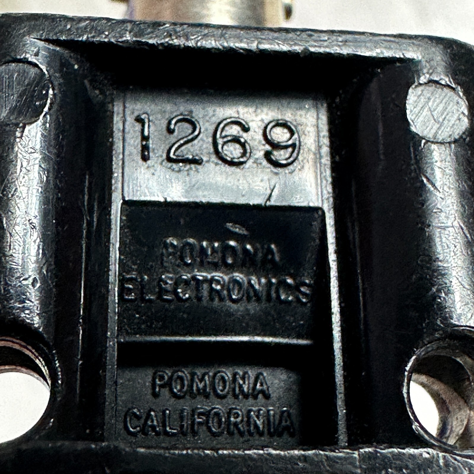 Pomona 1269 Dual Banana Plug to BNC Female, Black