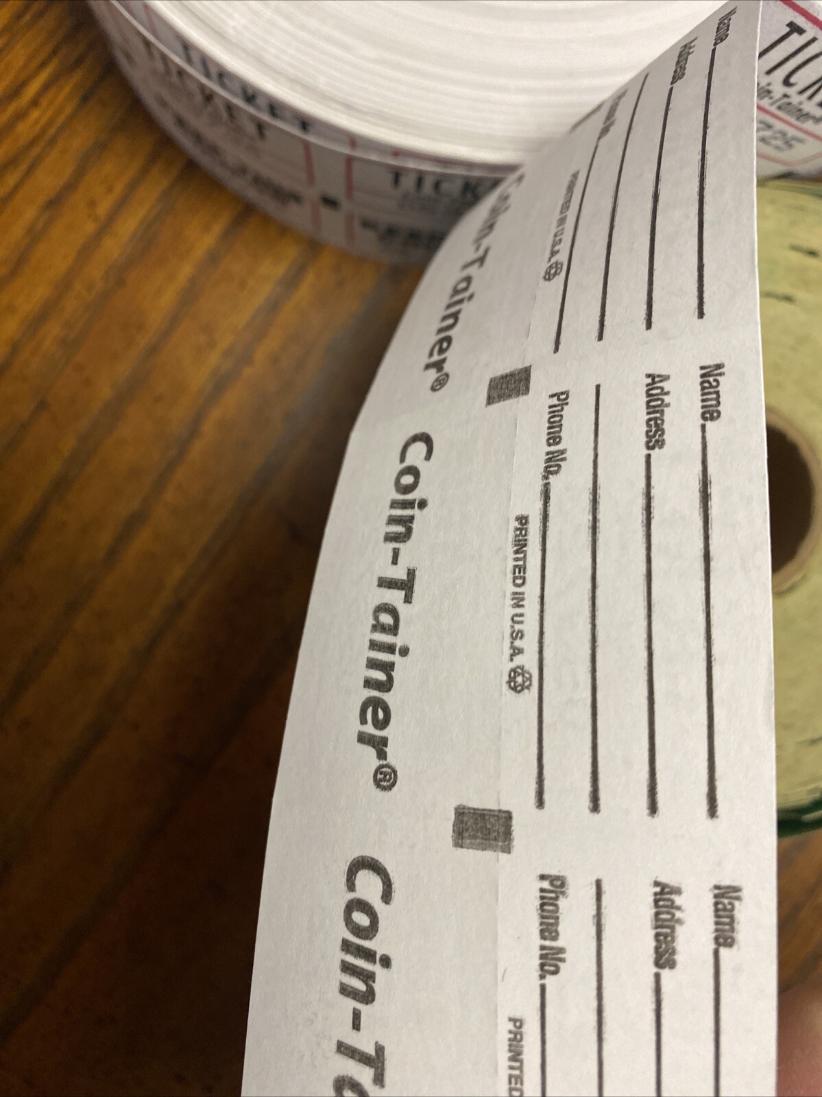 Keep This Coupon Ticket Lot Half And Half + Admit One Tickets Multiple Rolls