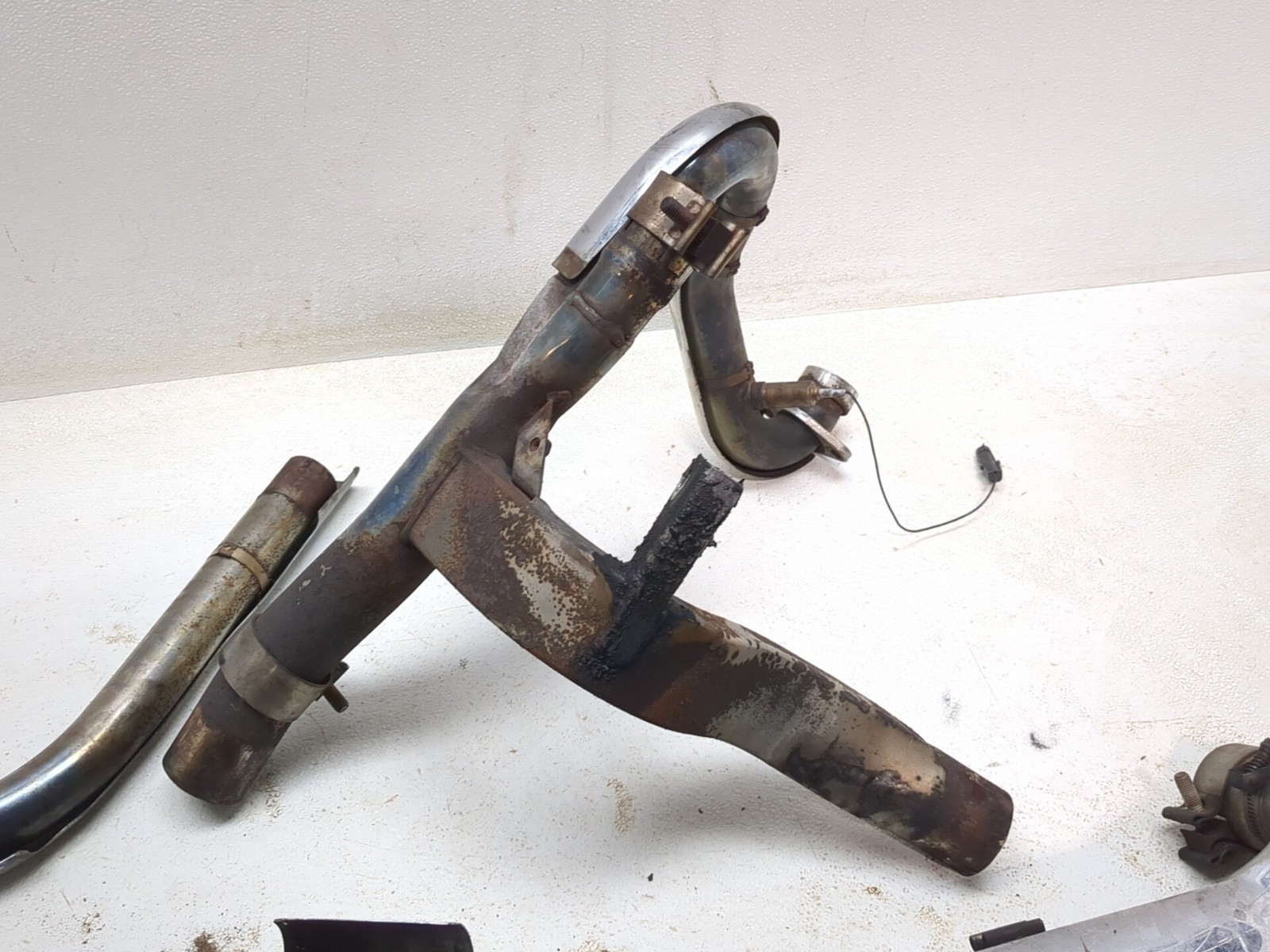 08-17 Victory Vision Deluxe Exhaust Header Pipe Muffler Set Pair Kit