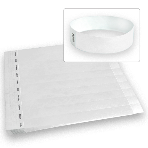 3/4" Paper Wristbands (Choose you Colors) 100ct, 500ct or 1000ct