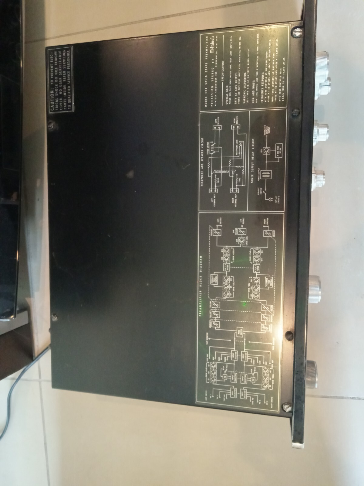 Used MACKINTOSH C24 Control Amplifier