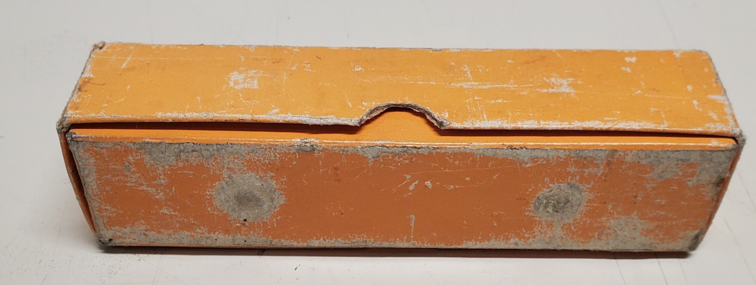 VINTAGE DIETZGEN #16 SOLID BRASS PLUMB BOB, 16 OUNCES, IN ORIGINAL BOX