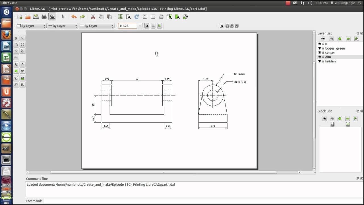 Libre Cad 2D - Computer Aided Design CAD Software Package for Windows on CD